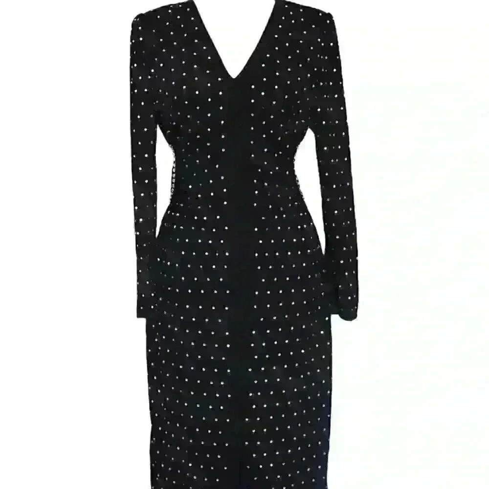 Crystal Midi Elegant Dress from Boutique - Picture 4 of 6